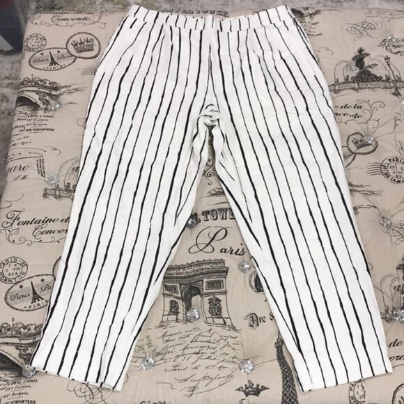 Alfani Striped Pull-On Pants - Picture 3 of 5